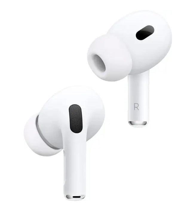 Apple - AirPods Pro 2, Wireless Active Noise Cancelling Earbuds with Hearing Aid Feature - White