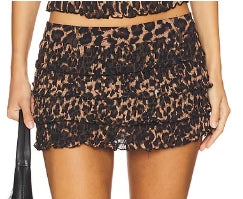 Lioness Match Point Mini Skort Leopard XL
