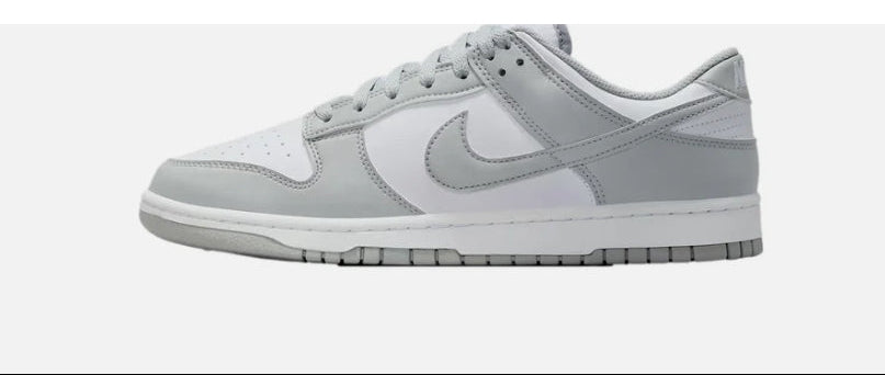 Men's Dunk Low Retro White / light smoke grey - Size:10-white hf5441-105