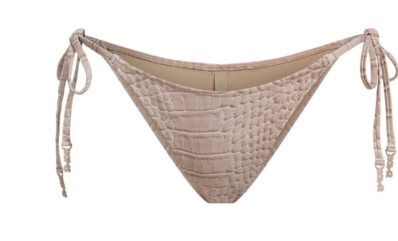 SKIMS DIPPED TIE BIKINI BOTTOM M