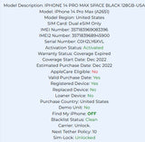 Apple Iphone 14 Pro Max Space Black 128GB Carrier: Unlocked