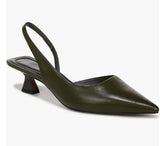 Women's Devin Kitten Heel Slingback Pump by Franco Sarto - Green - 8M