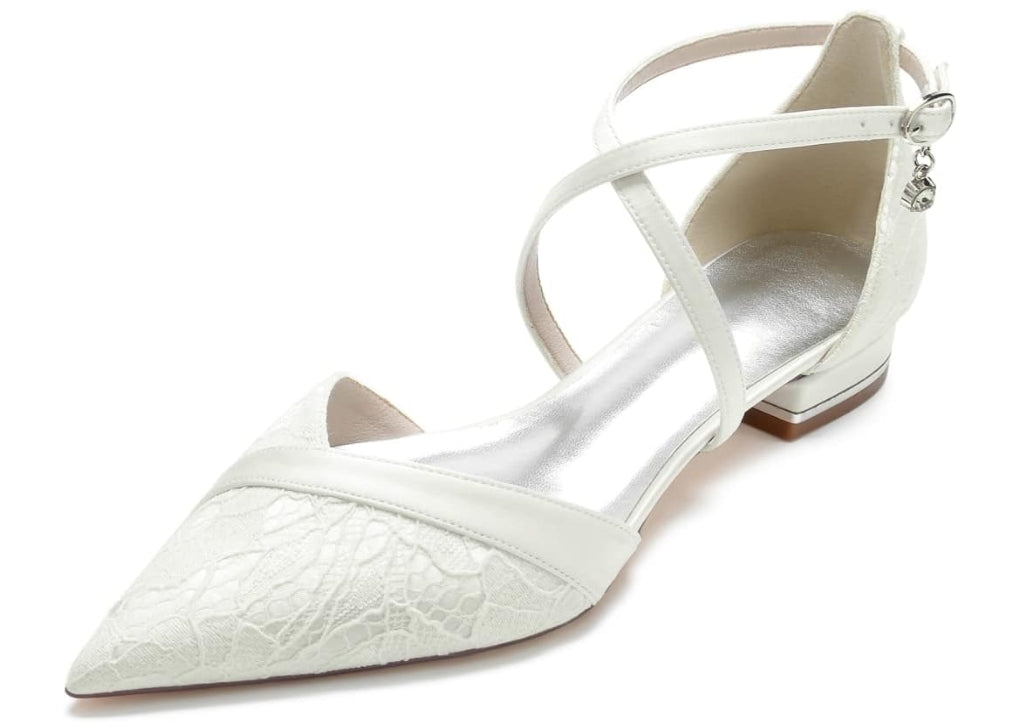Wedding/ Bridal Party Dress Flats - Ivory