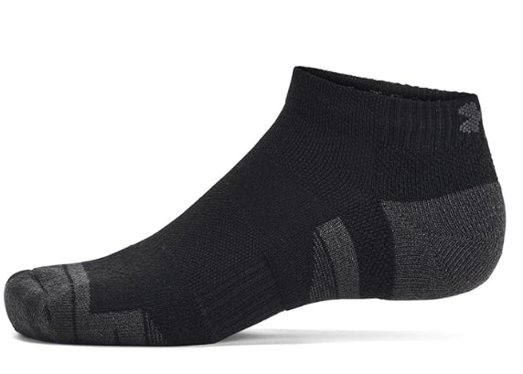Under Armour Unisex UA Performance Tech 6-Pack Low Socks - Black - Large