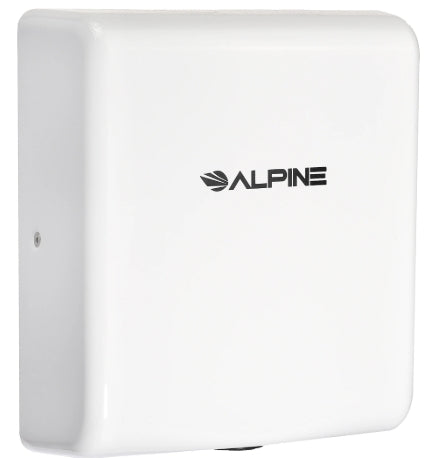 Alpine Willow Commercial High-Speed Automatic 120V Electric Hand Dryer, White