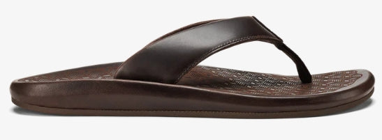 OluKai ‘Ilikai Men’s Premium Leather Sandals  10