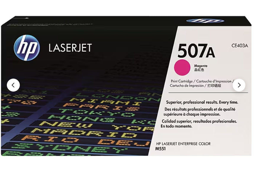 HP 507A Magenta Standard Yield Toner Cartridge (CE403A)