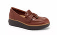 Clarks Collection Leather or Brown Croco Loafers -Zylah Bella- Women's 10 Wide