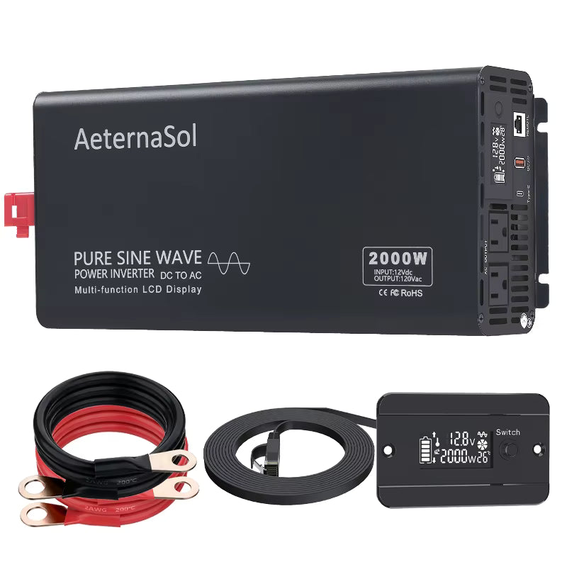AeternaSol 2000W Pure Sine Wave Inverter