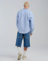 JNCO 179 Pipes Shorts Dark Stone 14" Inseam Size 34