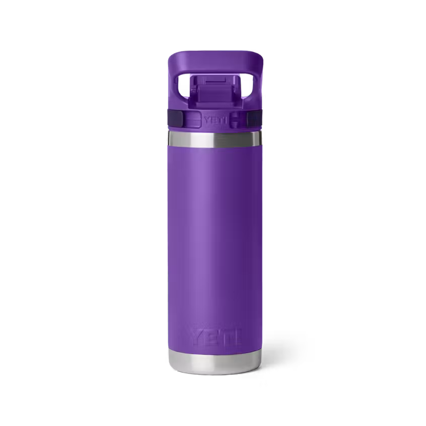 YETI - Rambler® 18 oz Water Bottle, Purple with Color-Matched Flip Cap