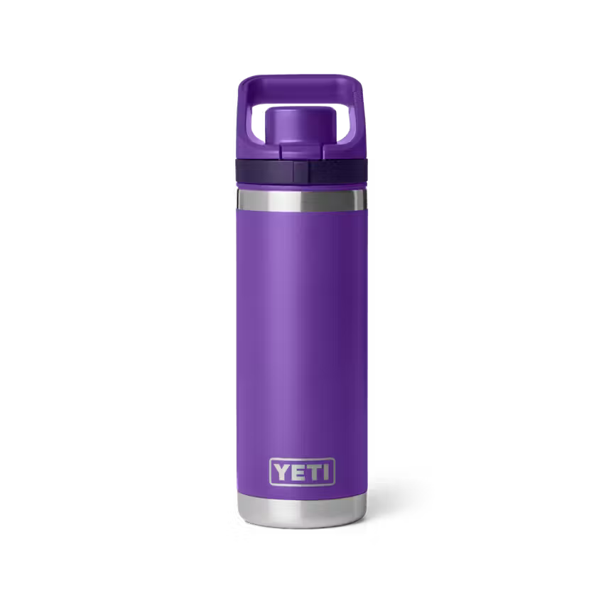 YETI - Rambler® 18 oz Water Bottle, Purple with Color-Matched Flip Cap