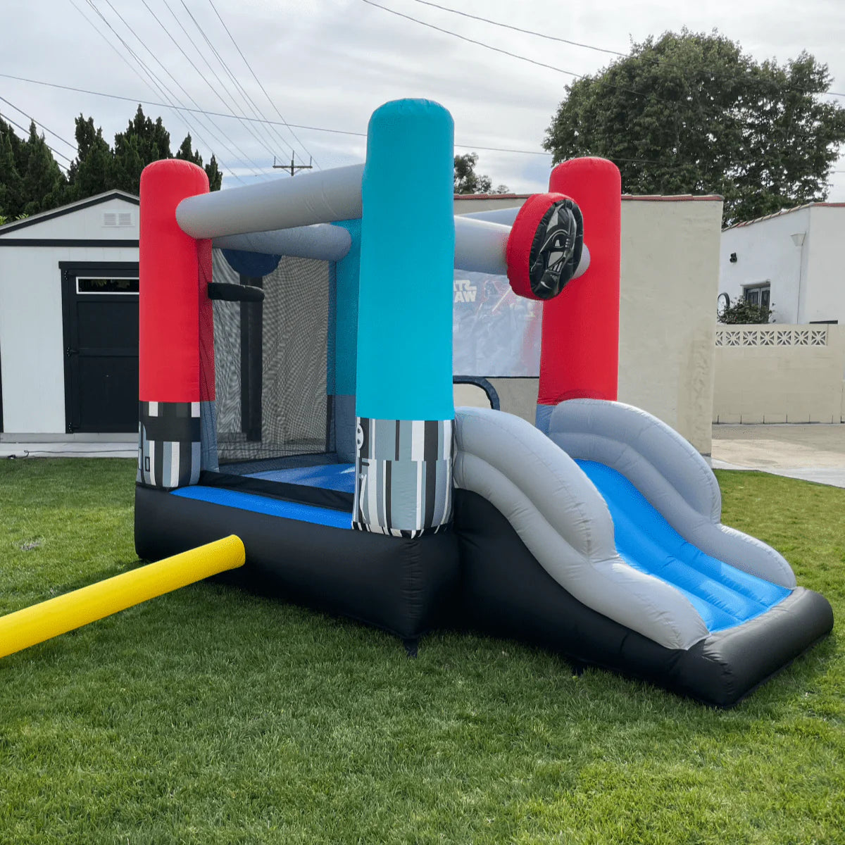 FUNORMOUS Star Wars Bounce House and Slide Inflatable