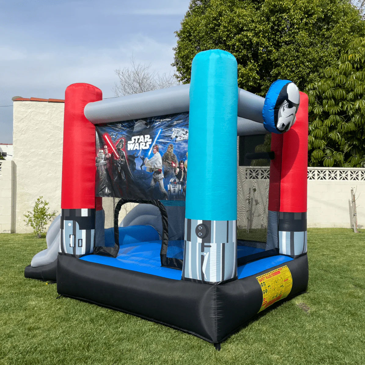 FUNORMOUS Star Wars Bounce House and Slide Inflatable