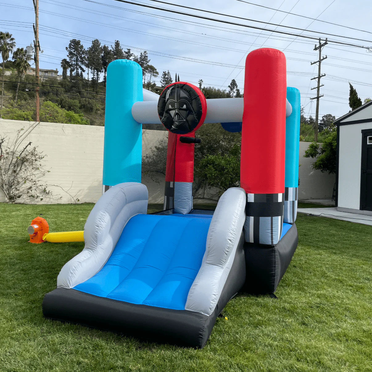 FUNORMOUS Star Wars Bounce House and Slide Inflatable