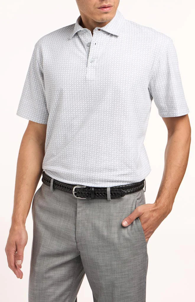Stone Rose 3 Button Short-Sleeve Jersey Polo Men's Large