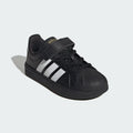 ADIDAS - Kids Unisex "Streettalk" Shoes, Core Black / Cloud White / Gold Metallic - 2Y