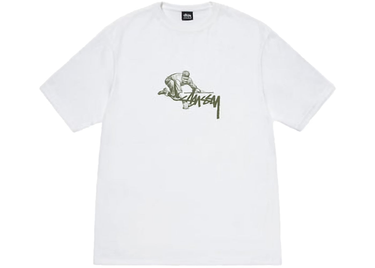 Stussy Worker Tee White- Men's Small