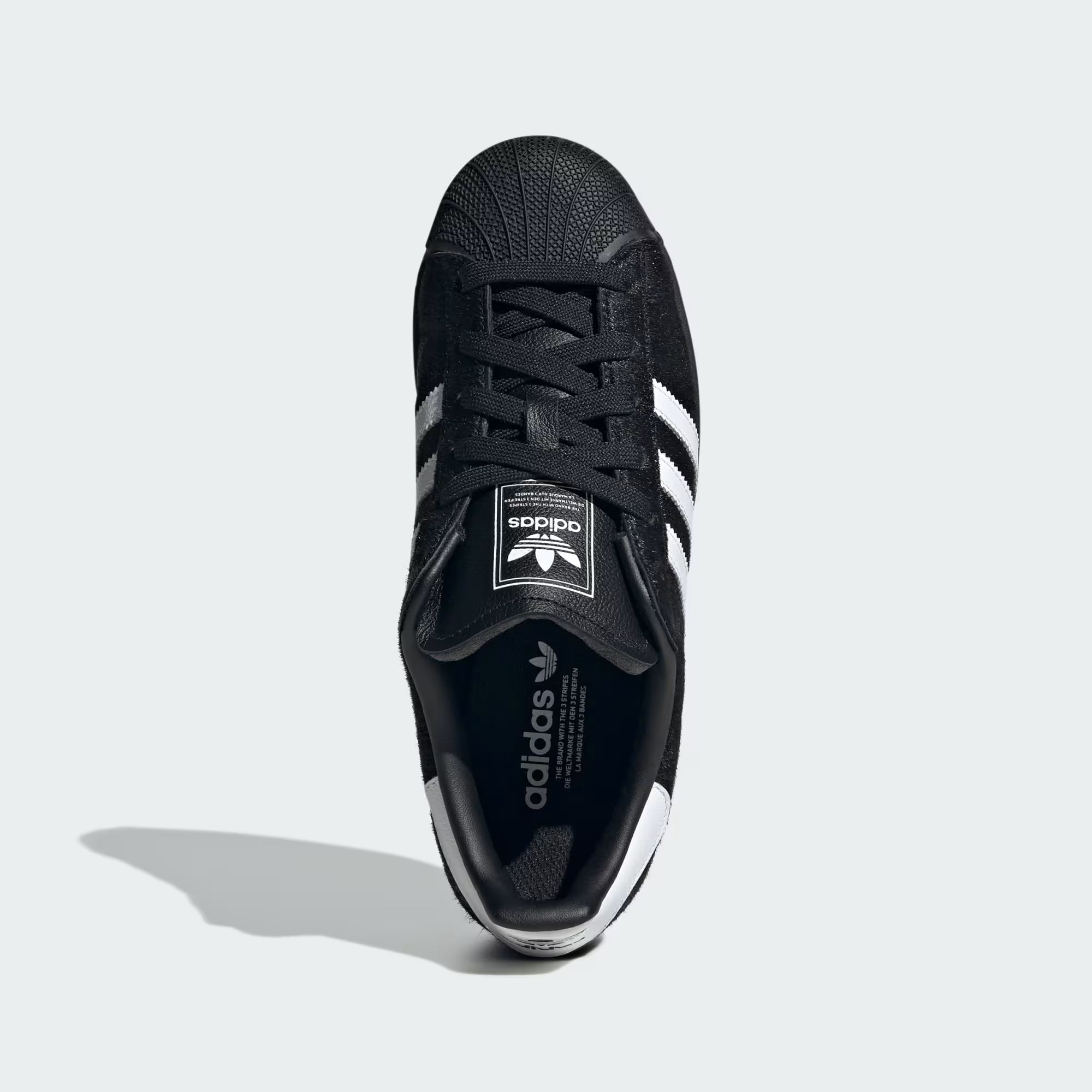 adidas Women's Superstar II in Core Black/Cloud White/Core Black - 6.5