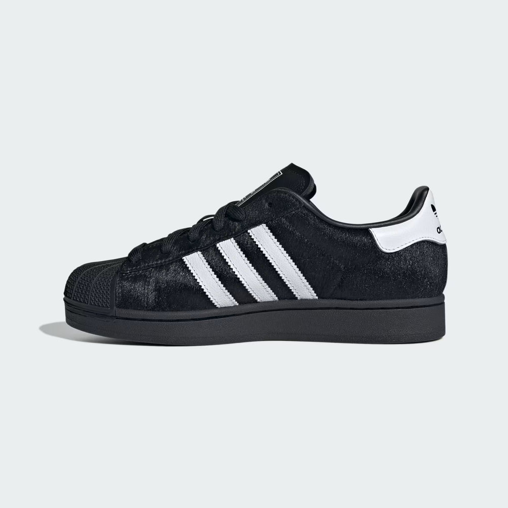 adidas Women's Superstar II in Core Black/Cloud White/Core Black - 6.5
