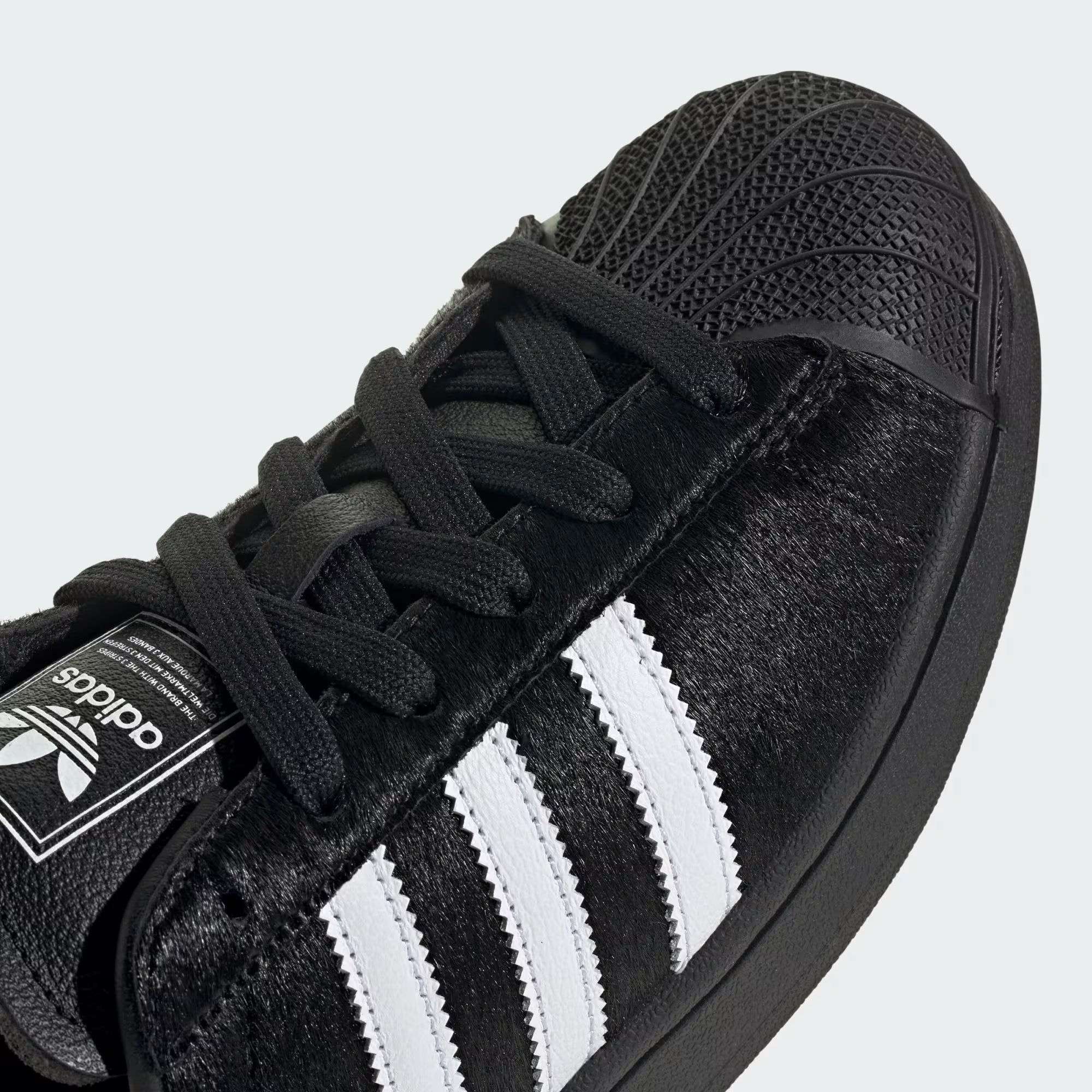 adidas Women's Superstar II in Core Black/Cloud White/Core Black - 6.5