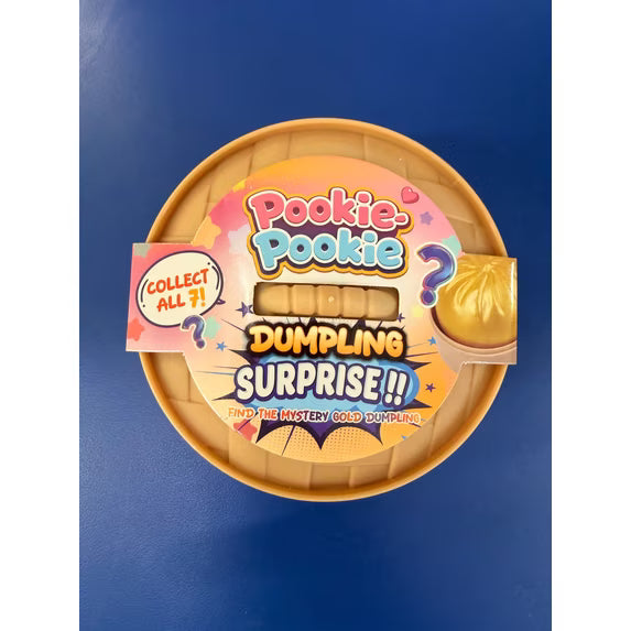 Pookie-Pookie Surprise Dumpling Metallic Mystery Toy – Random Color Collectible Figure, Rare Gold Chance, Party Favor Gift