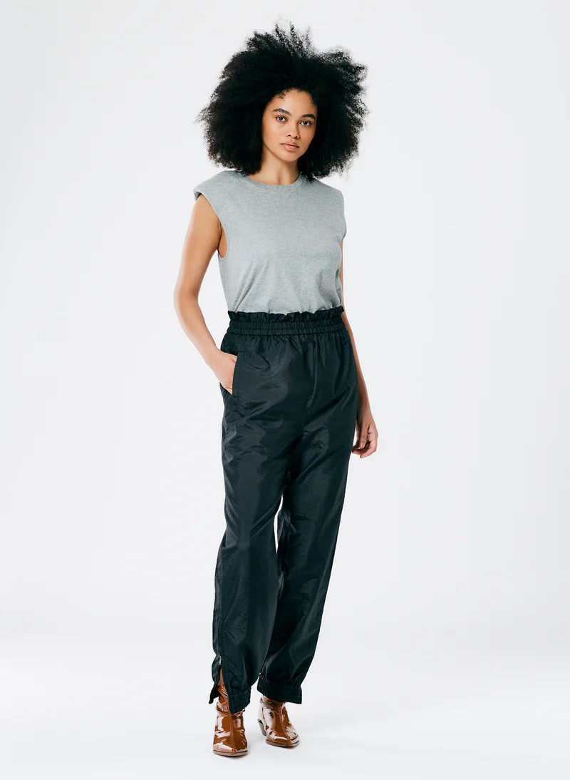 Tibi Crispy Nylon Paper Bag Felix Jogger Size XXS
