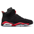 AIR JORDAN 6 RETRO "INFRARED SALESMAN Men – Black/Light Crimson Size 12