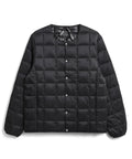 Taion- Heated Rechargeable Jacket (S) Crew Neck Down with Removeable Sleeves, Black