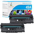 Compatible HP 49A Black Toner Cartridge Q5949A - Standard Yield - 2 Packs