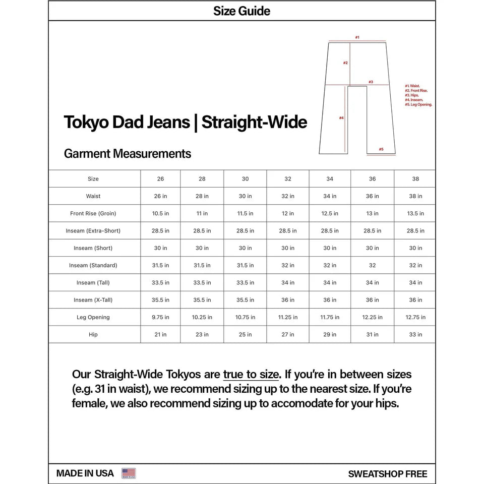 Tokyo Dad Jeans | Straight-Wide Leg by Pool House New York - Natural - Size 28 Short