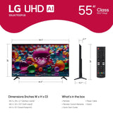 LG | 55" UHD AI UA77 4K Smart TV 2025 | Model: 55UA7700PUB