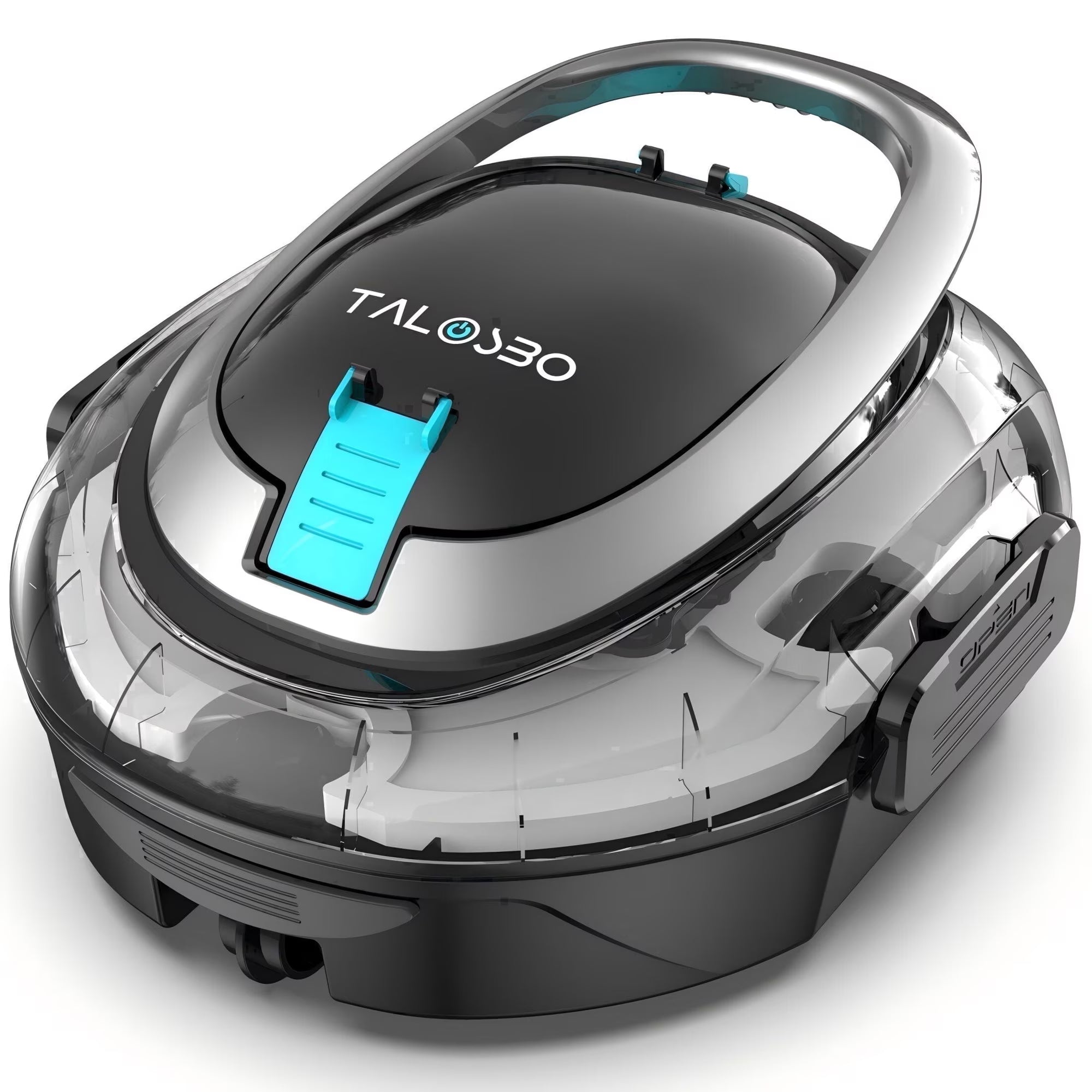 Talosbo S2 Automatic Pool Cleaner Cordless Robotic Pool Vacuum with Dual Filters for Above-Ground & Flat Inground Pools, 90 Min Runtime