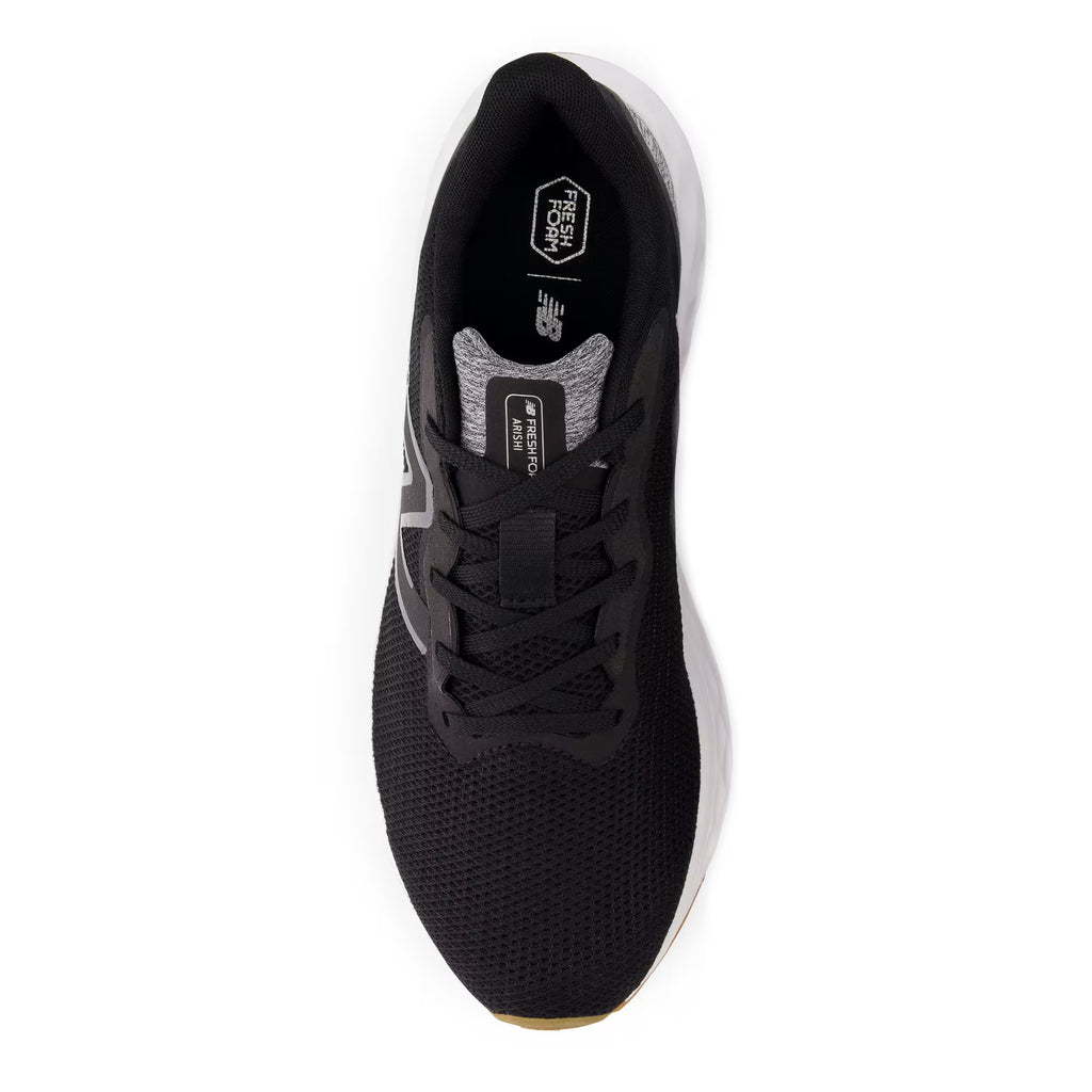 NEW BALANCE Men's Fresh Foam Arishi v4 - Black/Silver Metallic - 12W (2E)