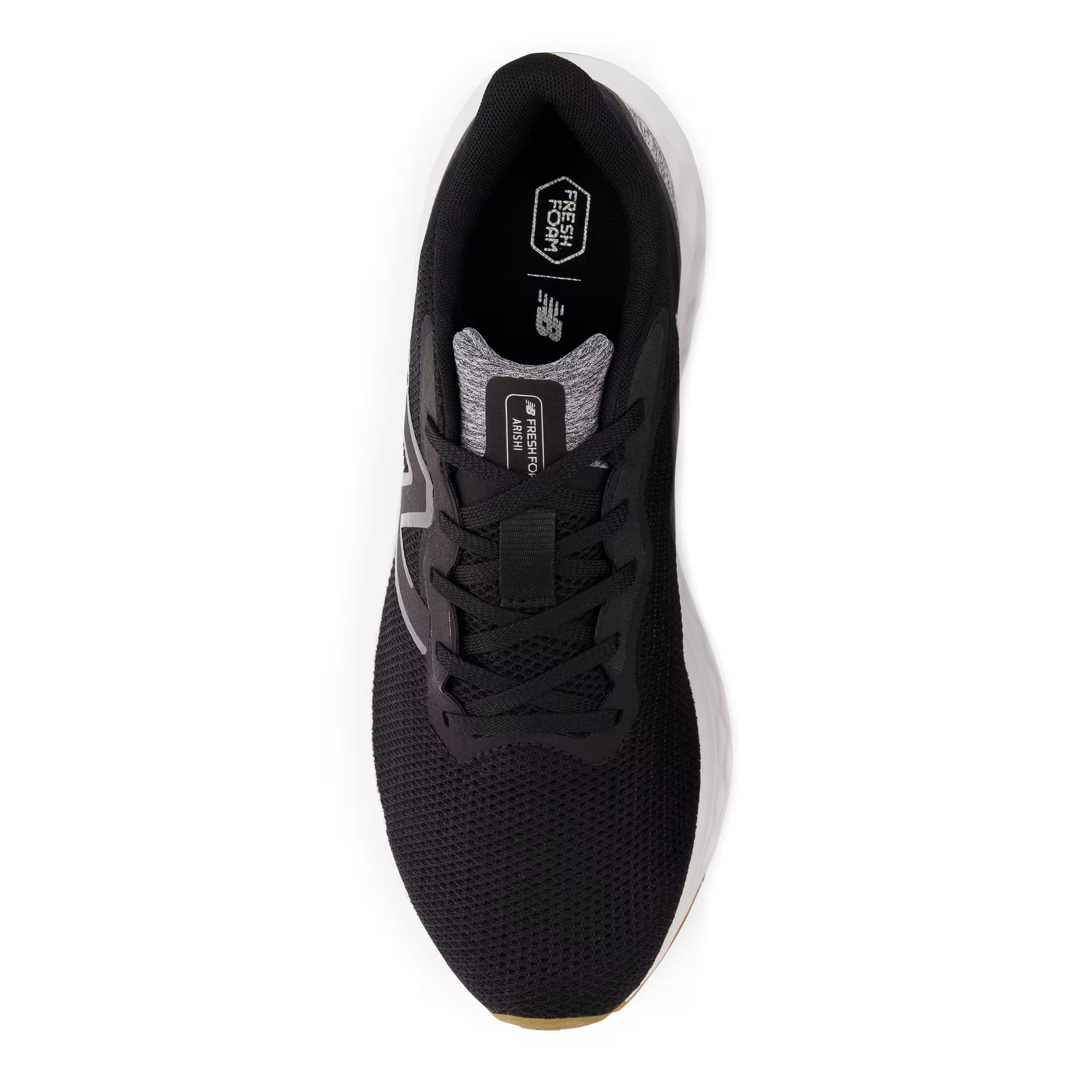 NEW BALANCE Men's Fresh Foam Arishi v4 - Black/Silver Metallic - 12W (2E)