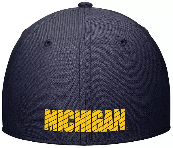 U of M Wolverines Nike Jordan Rise on Field Men's Hat - Navy - L/XL