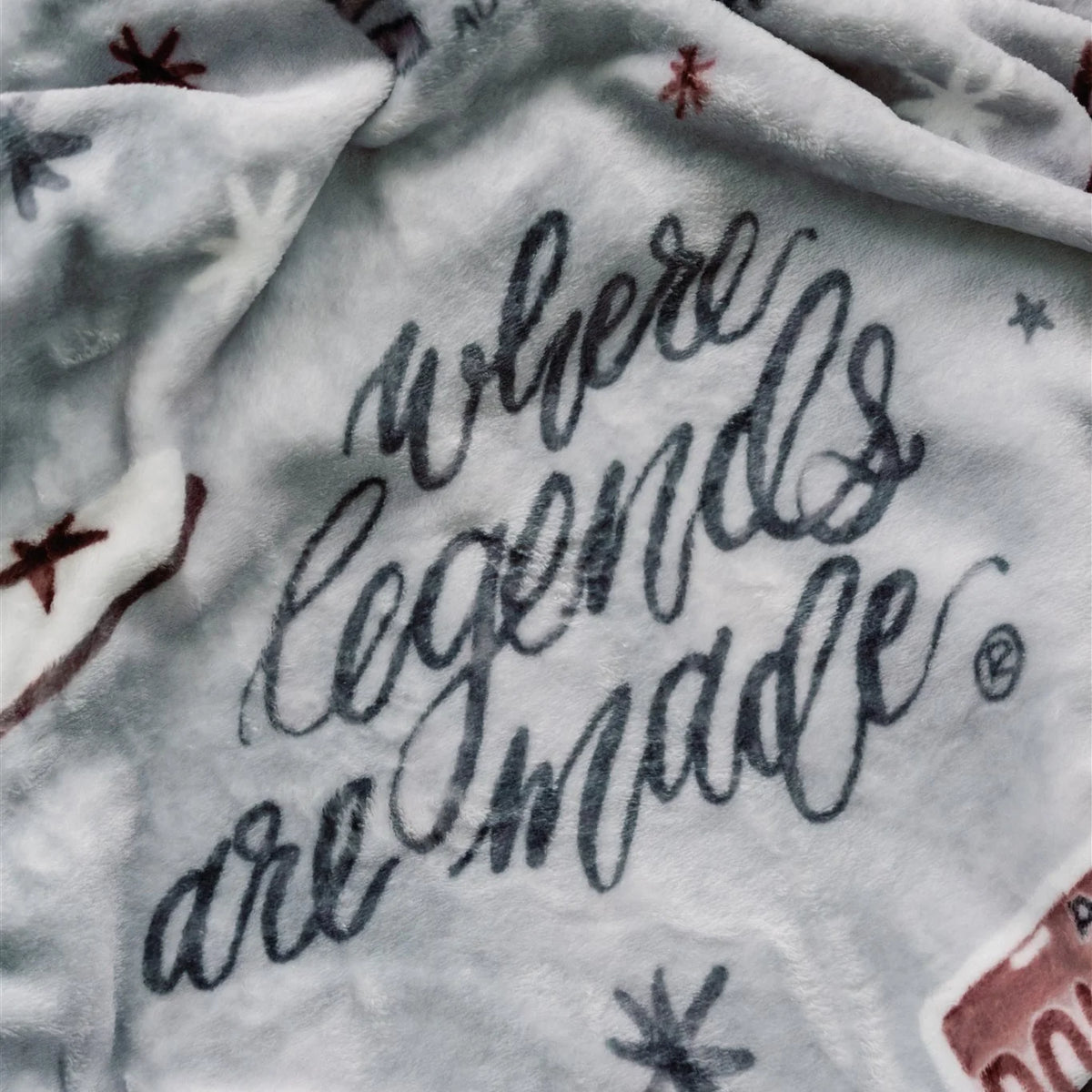 GRACEFULLY MADE ART - University of Alabama Flannel Fleece Blanket - 50 x 60 in
