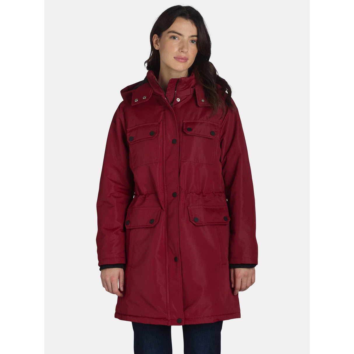 Burnt Orange Urban Republic Women’s Ballistic Jacket with Hood  Size: Small