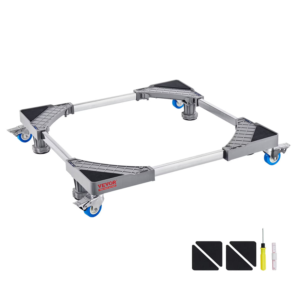 VEVOR Mini Fridge Stand, 400 lbs Load, 4 Strong Feet, 4 Locking Swivel Wheels