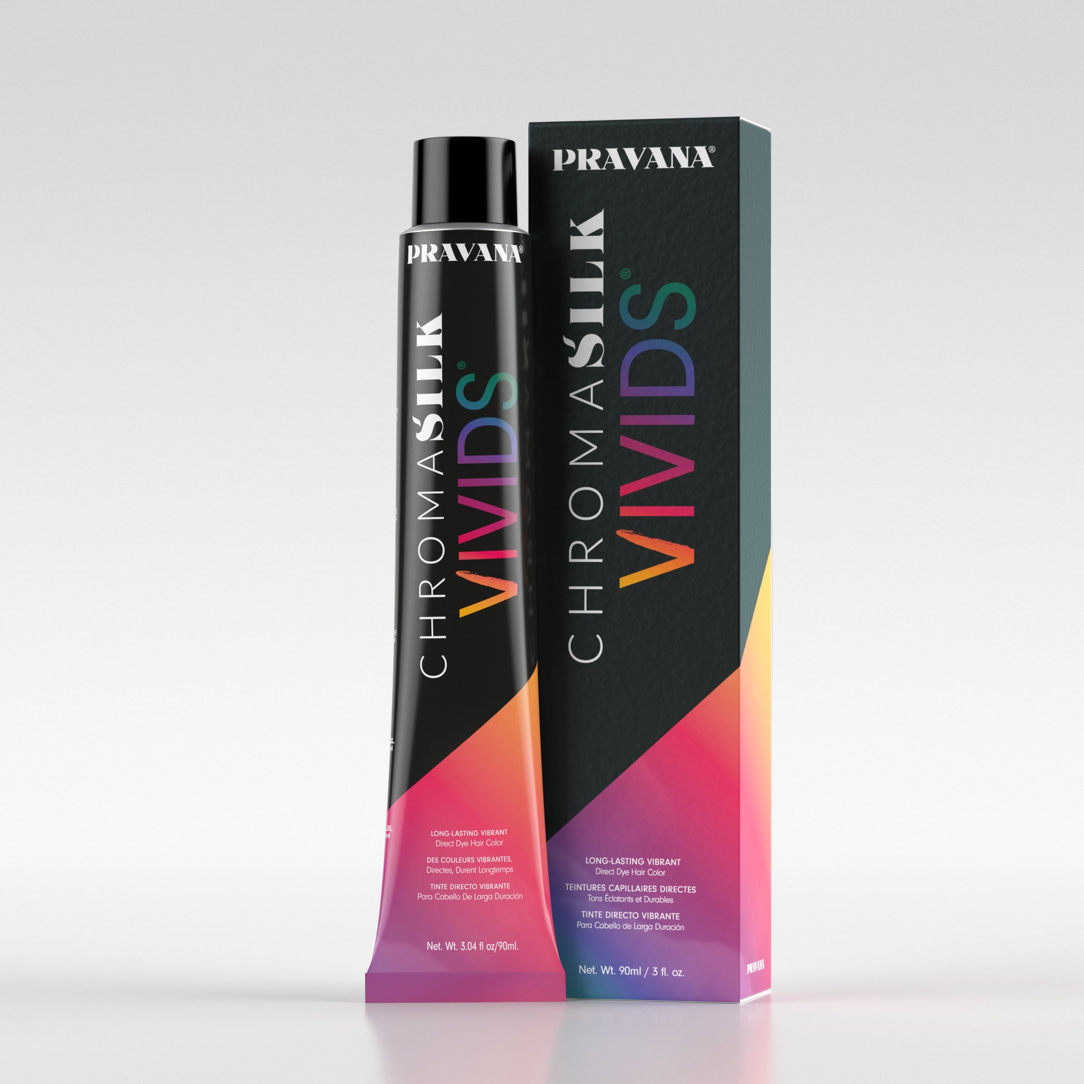 PRAVANA Chromasilk VIVIDS Semi-Permanent Hair Color | Violet | 3 oz