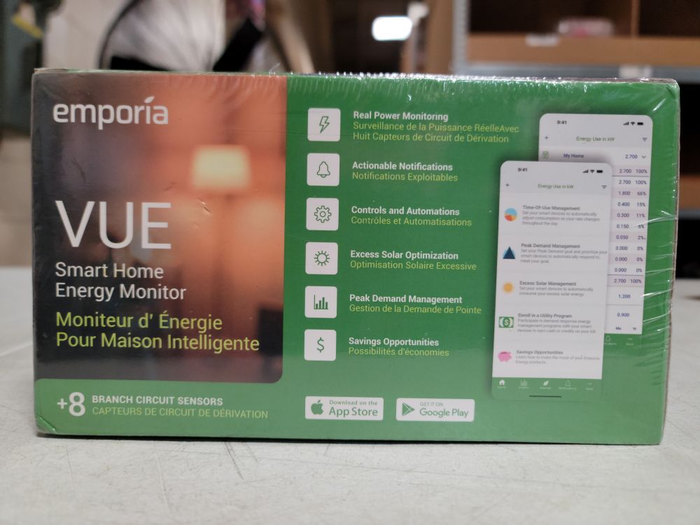 EMPORIA VUE 3 Smart Home Energy Monitor - 8 Sensors