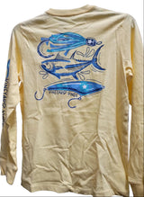 VINEYARD VINES | Tuna and Lures Pocket Tee in Sunny | Medium