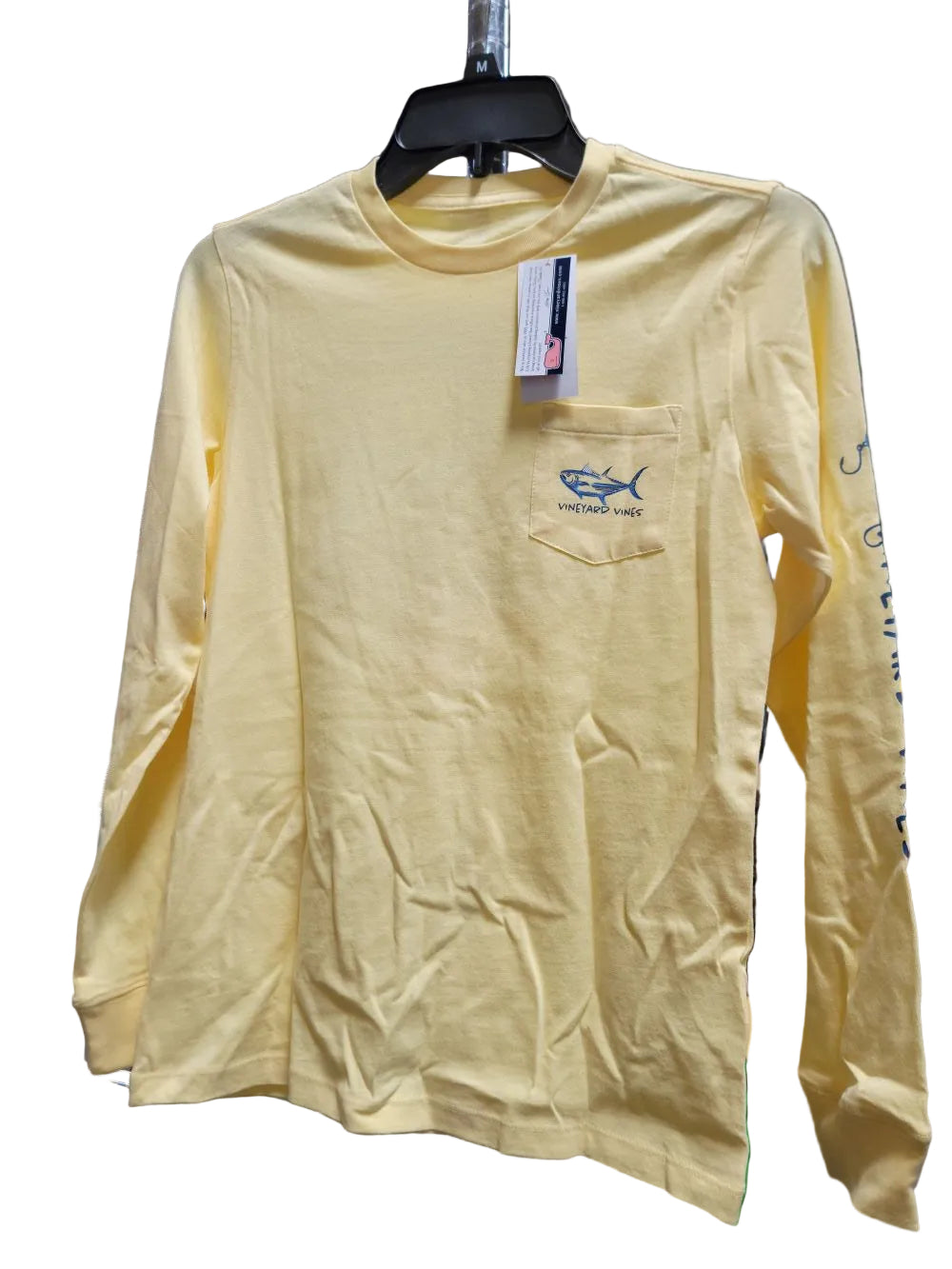 VINEYARD VINES | Tuna and Lures Pocket Tee in Sunny | Medium
