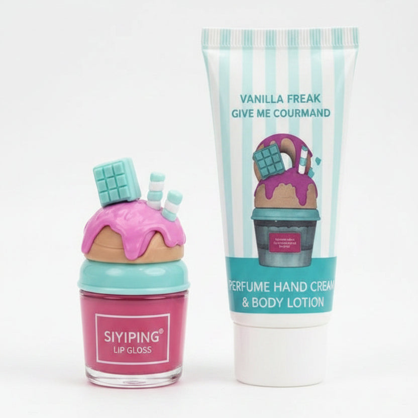 SIYIPING LIPGLOSS & HAND CREAM - Vanilla Freak