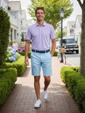Wtr LFE Vineyard Polo- Lavender Men's Large