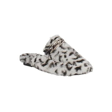 Vintage Havana Women's Easy Cheetah Slides | Grey | Size 10