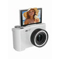2025 4K Digital Camera - 3" FHD 1080P 64MP Vlogging Camera with Anti-Shake & 16X Zoom (32GB SD Card Included) - White