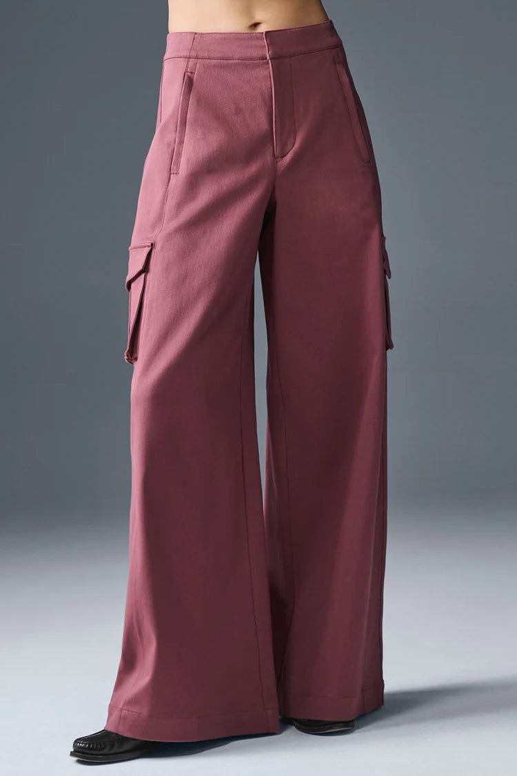 Alo Show Off Cargo Wide Leg Trouser (Regular) XS