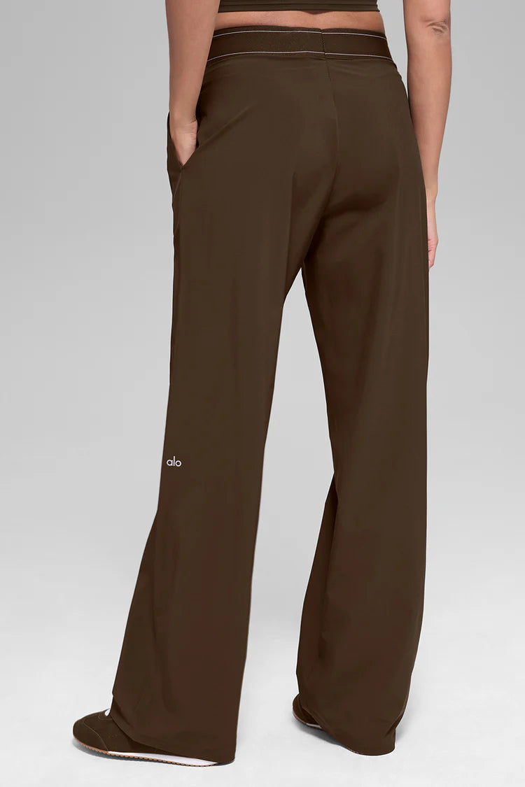 ALO YOGA Suit Up Trouser (Long) Espresso Size: S