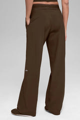 ALO YOGA Suit Up Trouser (Long) Espresso Size: S